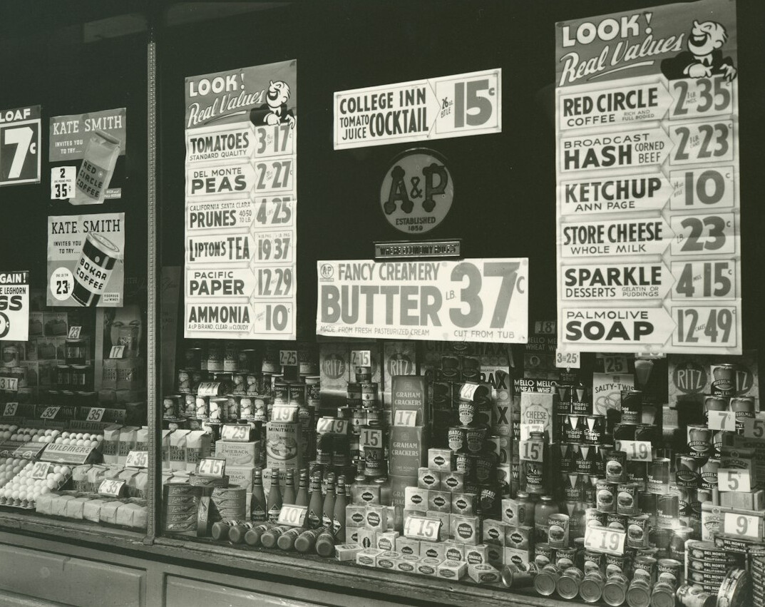 vintage advertising icons from past decades